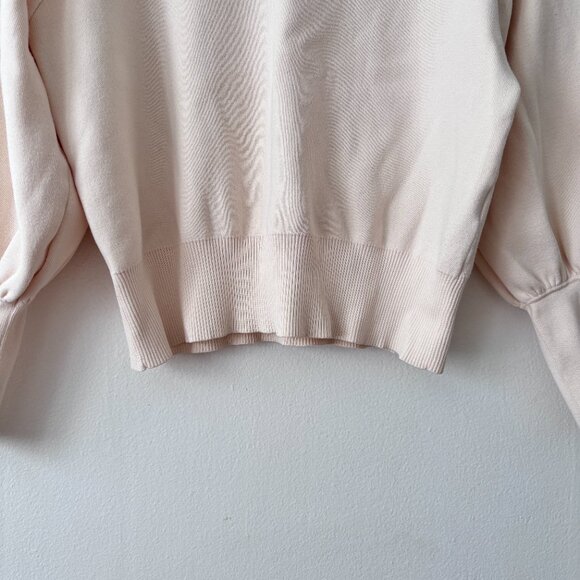 Sandro Ridane Frilled-Neck Blouson Sleeve Jumper - Picture 8 of 11